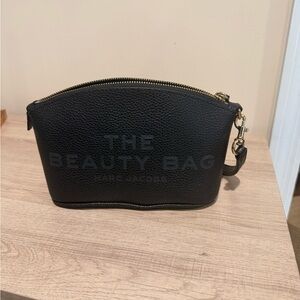 Marc Jacobs Black Pouch with Gold Zipper